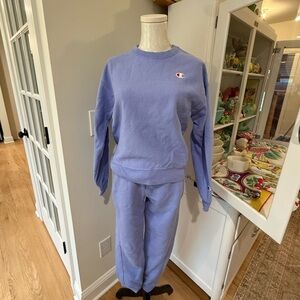 Champion Lavender Sweatshirt and Sweatpants
